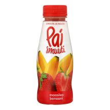 Braškių ir bananų sultys PAI SMOOTHIE, 280 ml