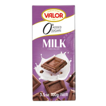 Pieniškas šokoladas su saldikliais VALOR, 100 g