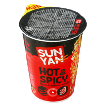 Greitai paruošiami makaronai aštraus skonio SUN YAN, 65 g