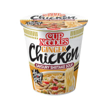 Greitai paruošiama vištienos skonio sriuba su makaronais NISSIN ASIAN-STYLE, 63 g