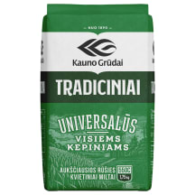 Kvietiniai TRADICINIAI miltai KAUNO GRŪDAI, 1,75 kg