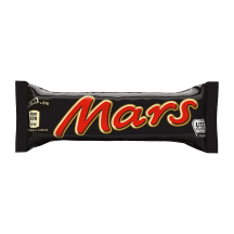 Pieninio šokolado batonėlis su nuga ir karamele, MARS, 51 g