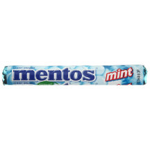 Mėtų skonio kramtomieji saldainiai MENTOS, 37,5 g