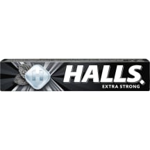 Ledinukai HALLS EXTRA STRONG, 33,5 g