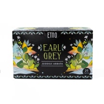 Juodoji arbata su bergamote ETNO EARL GREY, 40 g