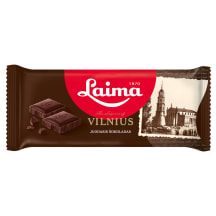 Juodasis šokoladas LAIMA Vilnius, 90 g