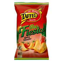 Pomidorų skonio bulvių traškučiai TAFFEL FIESTA SAN DIEGO, 180 g