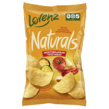 Bulvių traškučiai LORENZ NATURALS MEDITERRANEAN VEGETABLES, 100 g