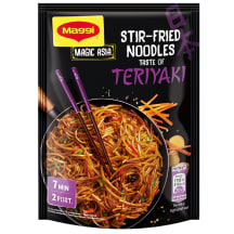 Greitai paruošiami kiaušininiai makaronai MAGGI MAGIC ASIA su teriyaki skonio padažu, 130g