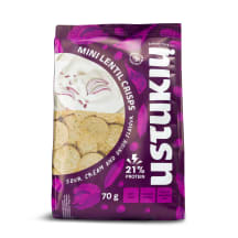 Mini lęšių trapučiai USTUKIŲ MALŪNAS, sūrio ir trumų skonio, 70 g