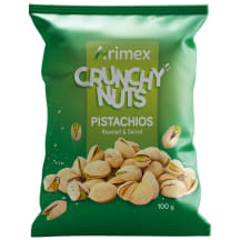 Kepintos pistacijos su druska CRUNCHY NUTS ARIMEX, 100 g