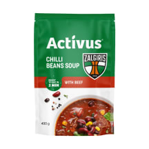 Aštri pupelių sriuba su jautiena ACTIVUS & ŽALGIRIS, 400 g