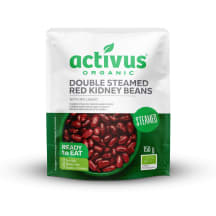 Ekologiškos raudonosios pupelės be skysčio ACTIVUS, 150 g
