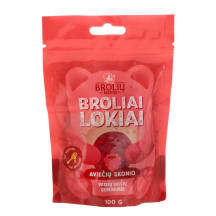 Aviečių skonio guminukai BROLIŲ MEDUS, 100 g