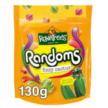 Rūgštūs vaisių skonio guminukai ROWNTREES RANDOMS, 130 g
