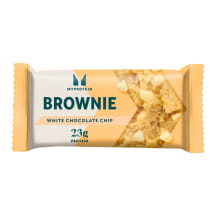 Baltyminis pyragaitis BROWNIE su baltuoju šokoladu ir saldikliu MYPROTEIN, 75 g