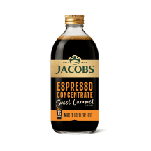 Aromatizuotas koncentruotas kavos gėrimas JACOBS ESPRESSO CARAMEL, 485 ml