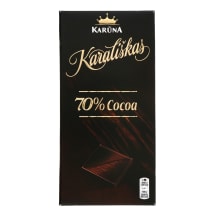 Šokoladas KARALIŠKAS (kakavos - 70 % ), 100 g