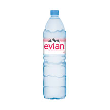Natūralus mineralinis vanduo plastikiniame butelyje EVIAN, 1,5 l