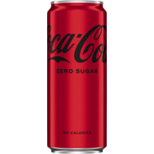 Gazuotas gaivusis gėrimas COCA COLA ZERO, 330 ml