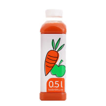 Morkų ir obuolių sultys, 0,5 l