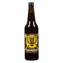Nefiltruotas tamsusis alus KANAPINIS, 5,3 %, 0,5 l