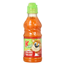 Morkų, aviečių, obuolių nektaras KUBUS GO, 300 ml
