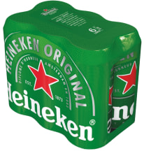 Alus HEINEKEN, 5 %, 6 X 0,5 l