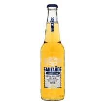 Šviesus alus SANTANOS LAGER BEER 4,5 %, 0,33 l butelis