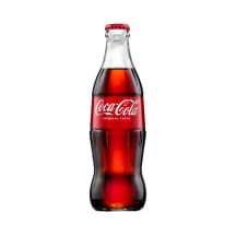 Gazuotas gaivusis gėrimas COCA-COLA, 0,33 l, butelis