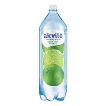 Lengvai gazuotas stalo vanduo AKVILĖ ŽALIOJI TAHITI CITRINA, 1,5 l