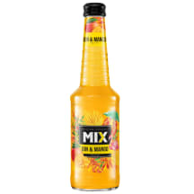 Gazuotas alkoholinis kokteilis MIX GIN & MANGO, 4 %, 0,33 l, stiklas