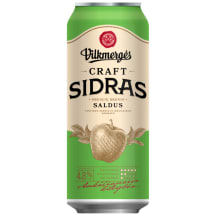 Sidras saldus VILKMERGĖS 4,8 %, 0,5 l  skarda