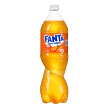 Gazuotas gaivusis gėrimas su saldikliais FANTA ORANGE ZERO, 1,5 l