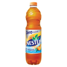 Negazuotas gaivusis gėrimas su juodąja arbata NESTEA ZERO, 1,5 l