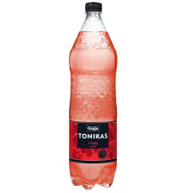 Gazuotas uogų skonio gaivusis gėrimas GAJA TONIC, 1,5 l
