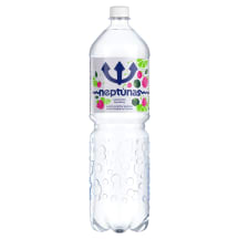 Gazuotas laimo ir aviečių skonio stalo vanduo NEPTŪNAS, 1,5 l