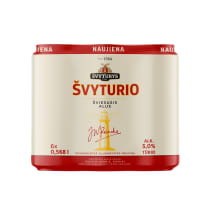 Alus ŠVYTURYS ŠVYTURIO, 5,0 %, 6 x 0,568 l