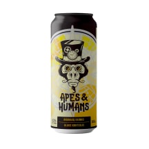 Ananasų skonio gazuotas alaus kokteilis APES AND HUMANS, 4,3 %, 0,5 l