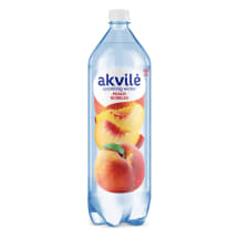 Geriamasis gazuotas vanduo AKVILĖ, persikų skonio, 1,5 l