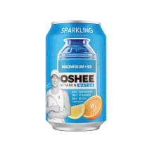 Vitaminizuotas gazuotas vanduo OSHEE su magniu + B6, 330 ml