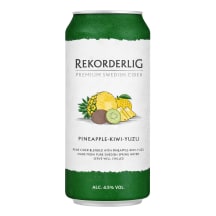 Sidras REKORD. PINEAP. KIWI YUZU, 4,5 %, 0,5l