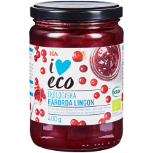 Ekologiškų bruknių uogienė I LOVE ECO, 400 g