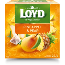 Vaisinė arbata su ananasais ir kriaušėmis LOYD, 20 pak.