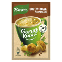 Tiršta baravykų sriuba su skrebučiais KNORR, 15 g