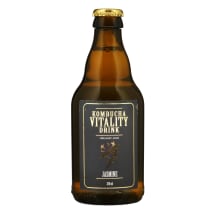 Ekologiškas natūraliai gazuotas jazminų skonio arbatos gėrimas KOMBUČA VITALITY DRINK, 330 ml