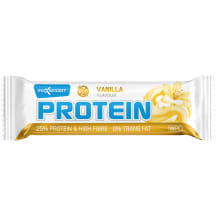Vanilės skonio baltyminis batonėlis MAXSPORT be glitimo, 50 g