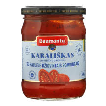 DAUMANTŲ KARALIŠKAS pomidorų padažas su saulėje džiovintais pomidorais, 500 g