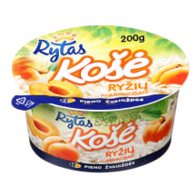 Ryžių košė su abrikosais RYTAS, 6% rieb., 200 g