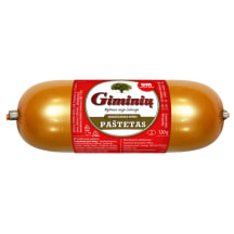 Virtas GIMINIŲ paštetas UTENOS MĖSA, a.r., 120 g